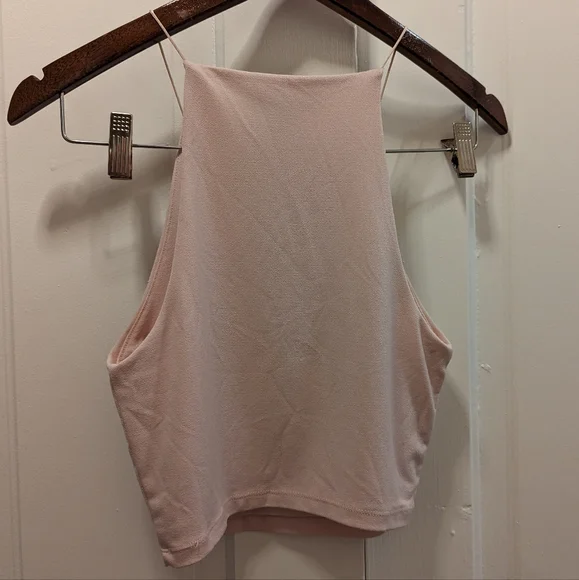 Blush String Tank Blouse - Picture 4 of 6